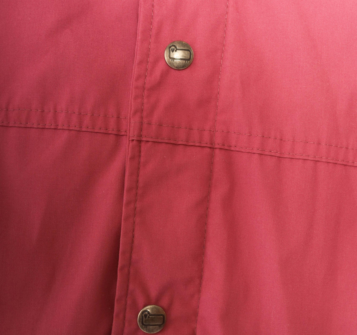 80s Woolrich Pink Wool Plaid Barn Jacket Snap Waist Small